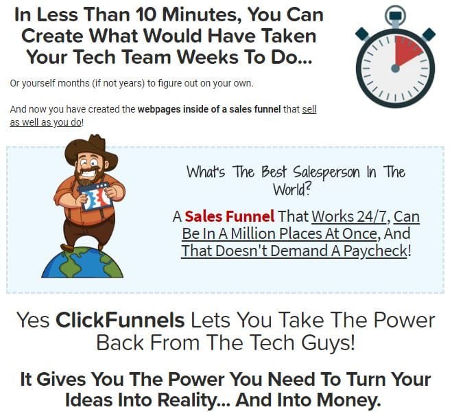 Clickfunnels - Build Sales Funnels in 10 Minutes