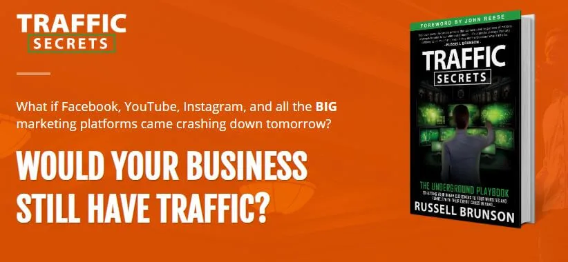 ClickFunnels Traffic Secrets Book Russell Brunson